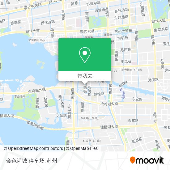 金色尚城-停车场地图