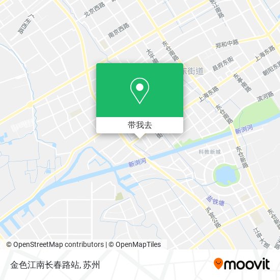 金色江南长春路站地图