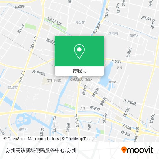 苏州高铁新城便民服务中心地图