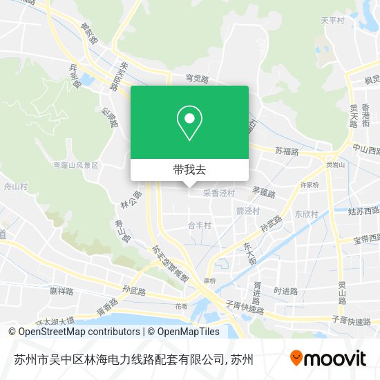 苏州市吴中区林海电力线路配套有限公司地图