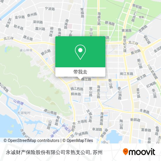 永诚财产保险股份有限公司常熟支公司地图