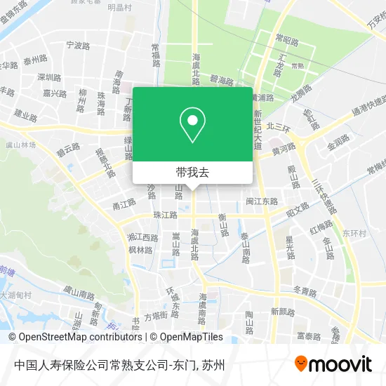 中国人寿保险公司常熟支公司-东门地图
