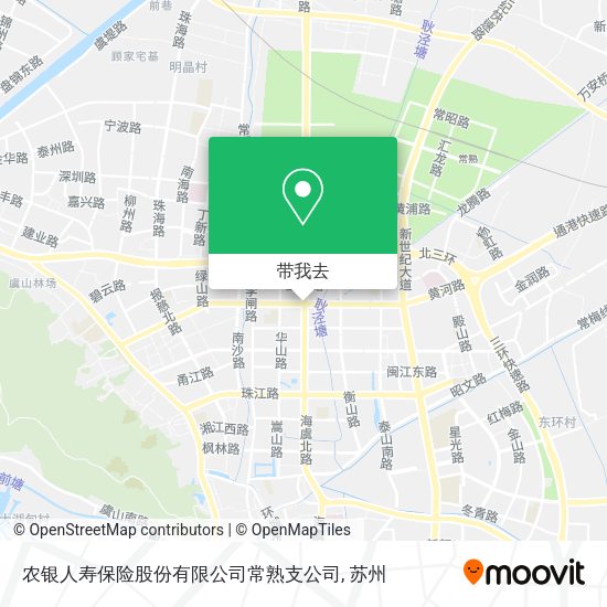农银人寿保险股份有限公司常熟支公司地图