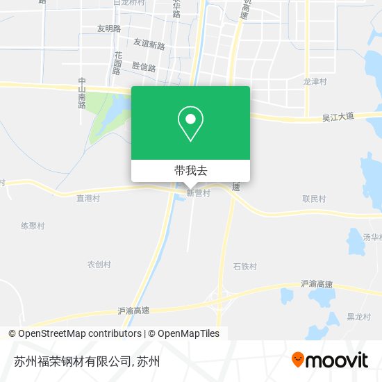 苏州福荣钢材有限公司地图