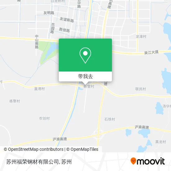 苏州福荣钢材有限公司地图