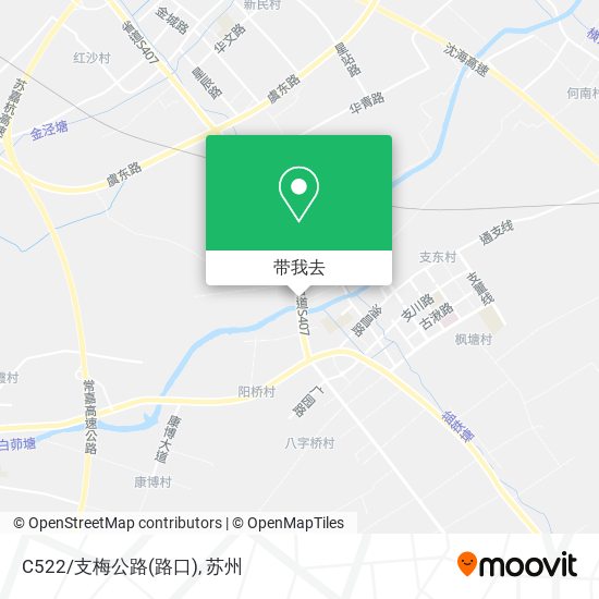 C522/支梅公路(路口)地图