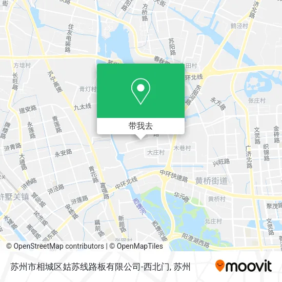 苏州市相城区姑苏线路板有限公司-西北门地图