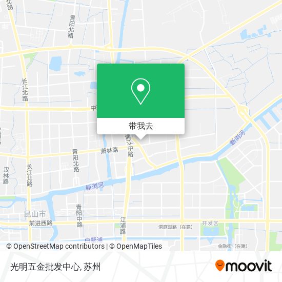 光明五金批发中心地图