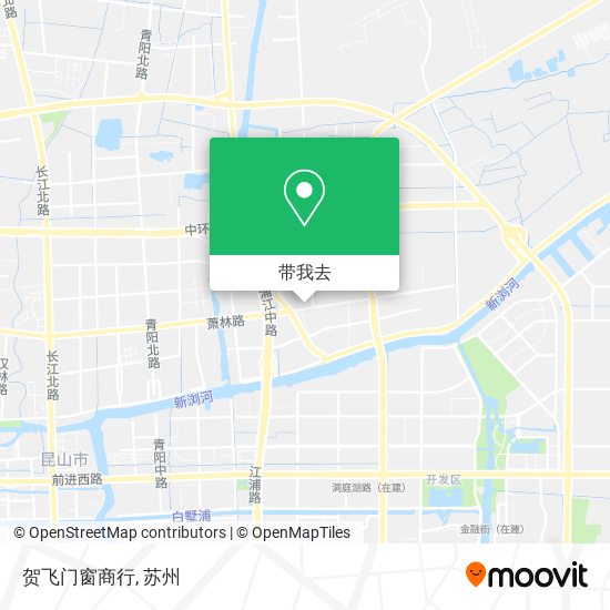贺飞门窗商行地图