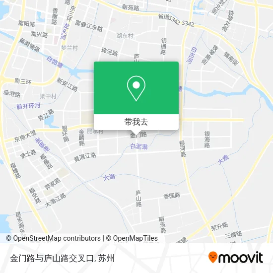 金门路与庐山路交叉口地图