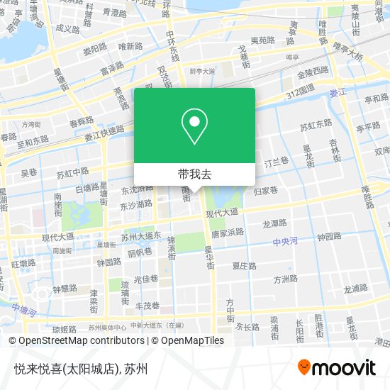 悦来悦喜(太阳城店)地图