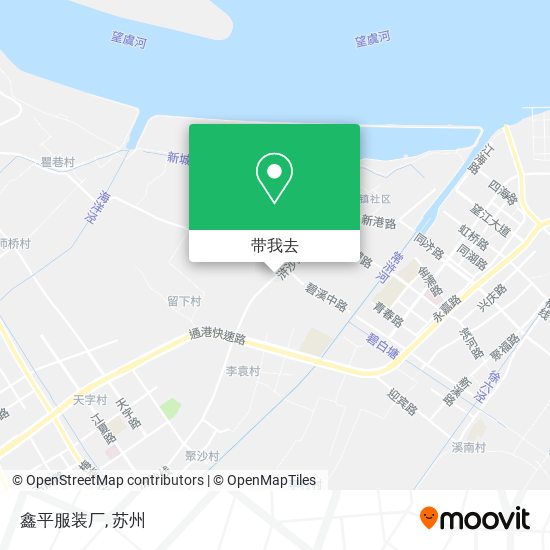 鑫平服装厂地图