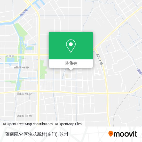 蓬曦园A4区浣花新村(东门)地图