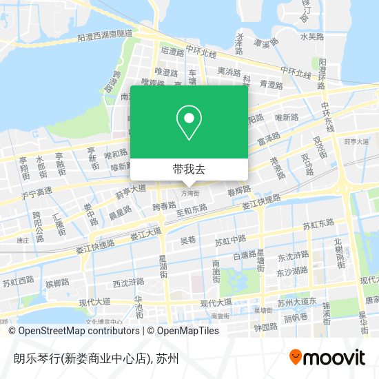 朗乐琴行(新娄商业中心店)地图