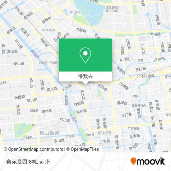 鑫苑景园-8栋地图