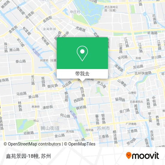 鑫苑景园-18幢地图