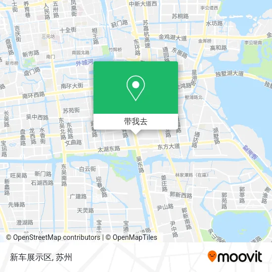 新车展示区地图