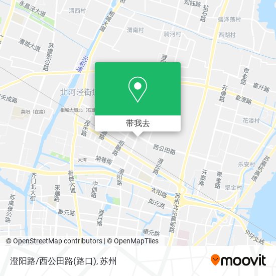 澄阳路/西公田路(路口)地图