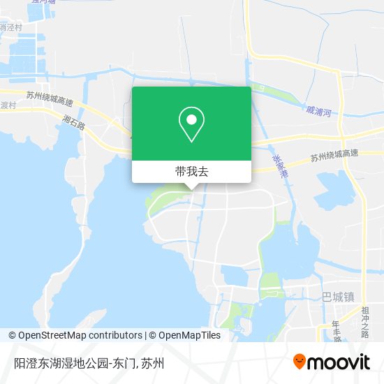 阳澄东湖湿地公园-东门地图