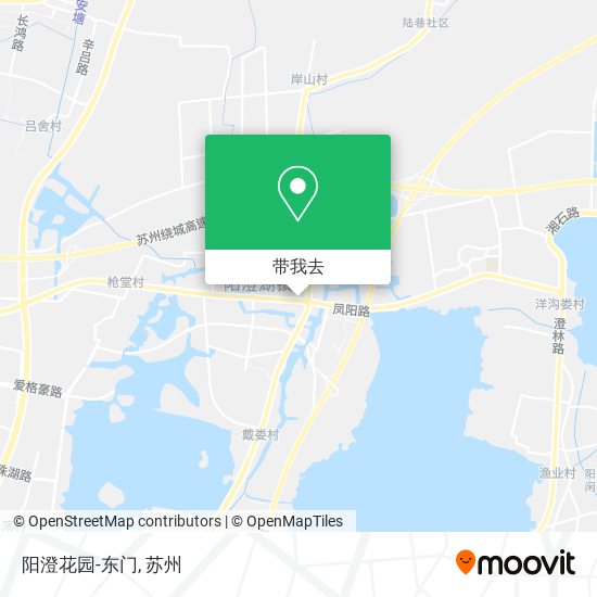 阳澄花园-东门地图