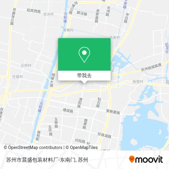 苏州市晨盛包装材料厂-东南门地图