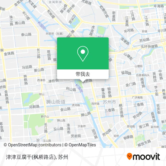 津津豆腐干(枫桥路店)地图