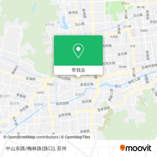 中山东路/梅林路(路口)地图