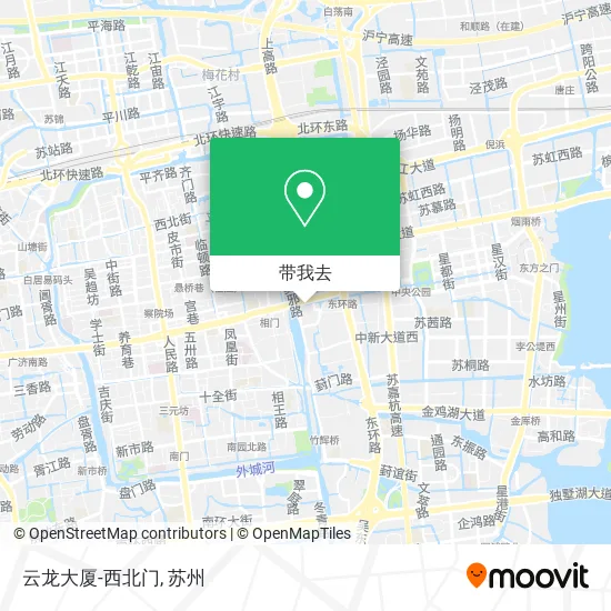 云龙大厦-西北门地图