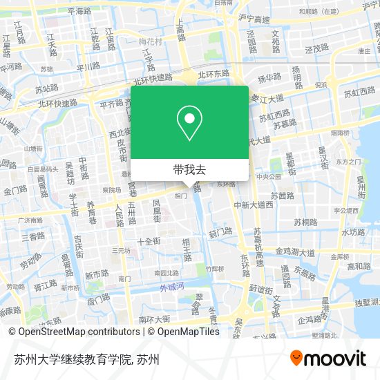 苏州大学继续教育学院地图