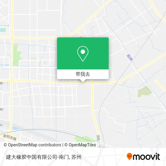 建大橡胶中国有限公司-南门地图