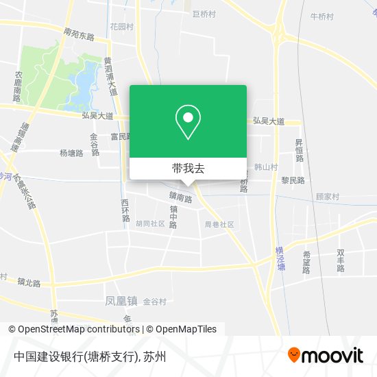 中国建设银行(塘桥支行)地图