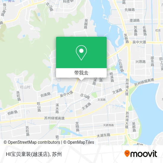 HI宝贝童装(越溪店)地图