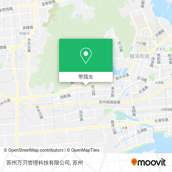 苏州万刃管理科技有限公司地图