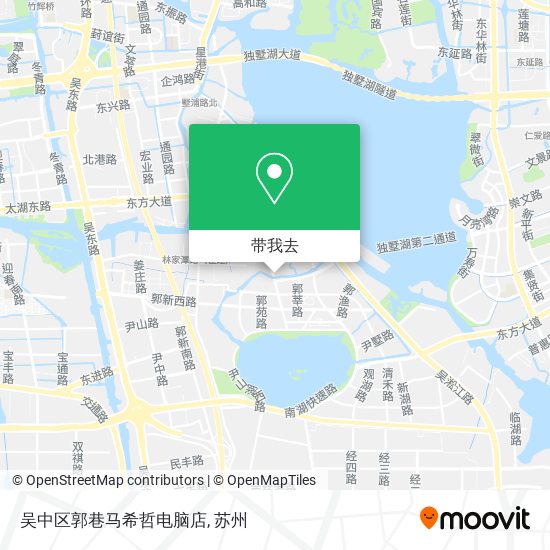 吴中区郭巷马希哲电脑店地图