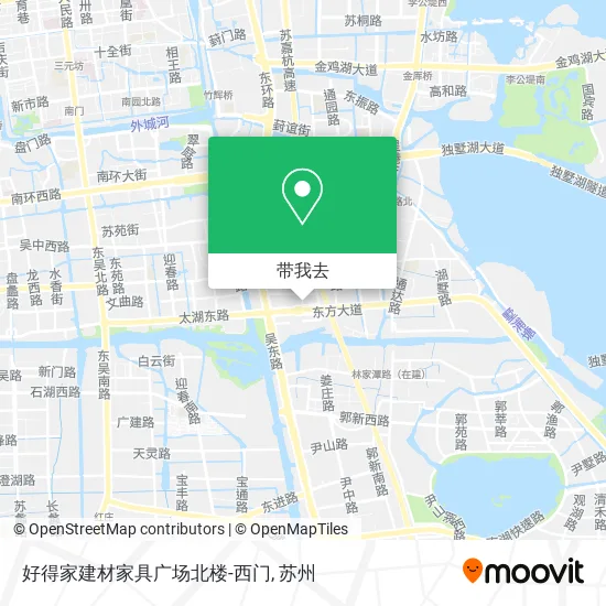 好得家建材家具广场北楼-西门地图