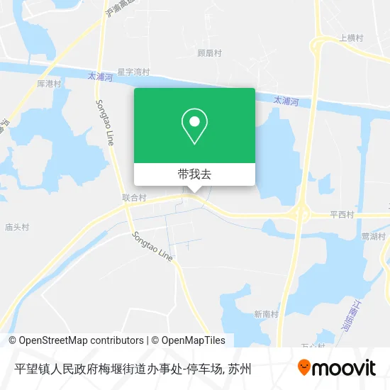 平望镇人民政府梅堰街道办事处-停车场地图