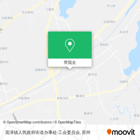 震泽镇人民政府街道办事处-工会委员会地图