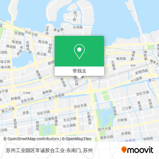 苏州工业园区常诚胶合工业-东南门地图