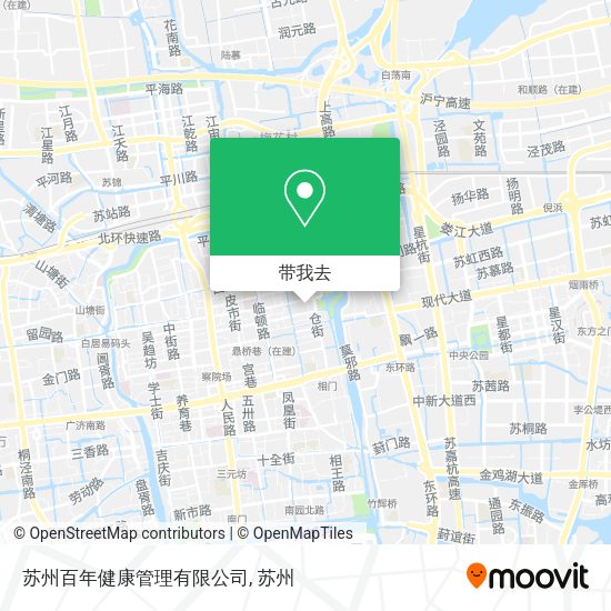 苏州百年健康管理有限公司地图
