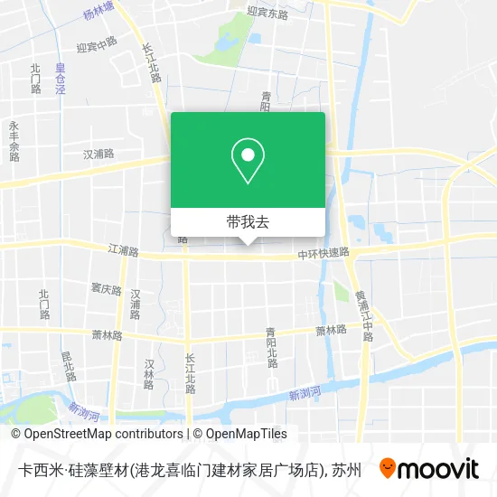 卡西米·硅藻壁材(港龙喜临门建材家居广场店)地图