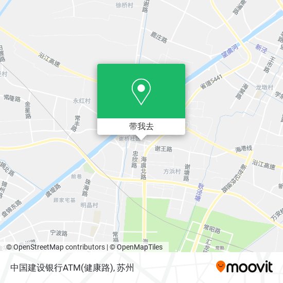 中国建设银行ATM(健康路)地图