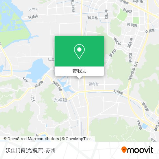 沃佳门窗(光福店)地图