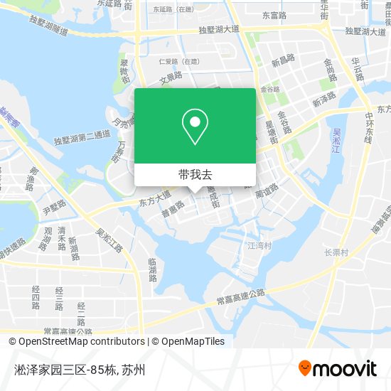 淞泽家园三区-85栋地图