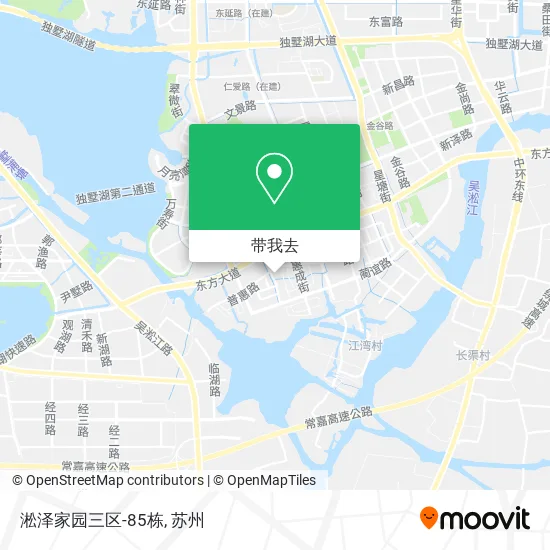 淞泽家园三区-85栋地图