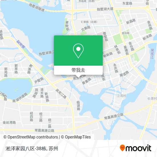 淞泽家园八区-38栋地图