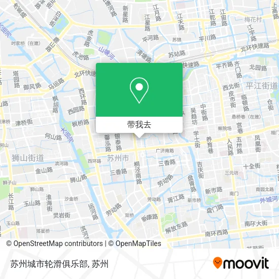 苏州城市轮滑俱乐部地图