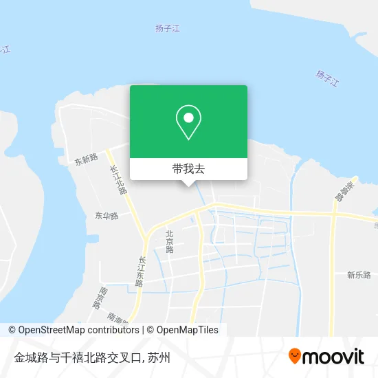 金城路与千禧北路交叉口地图