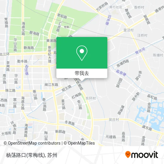 杨荡路口(常梅线)地图