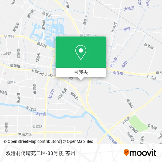 双港村倚晴苑二区-83号楼地图