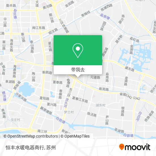 恒丰水暖电器商行地图